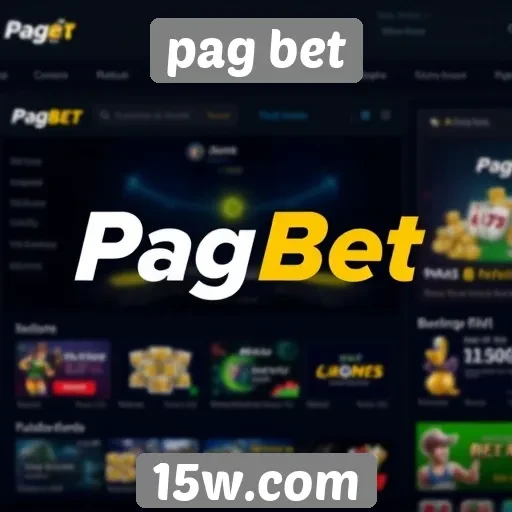 Novidades na interface do site Pag Bet